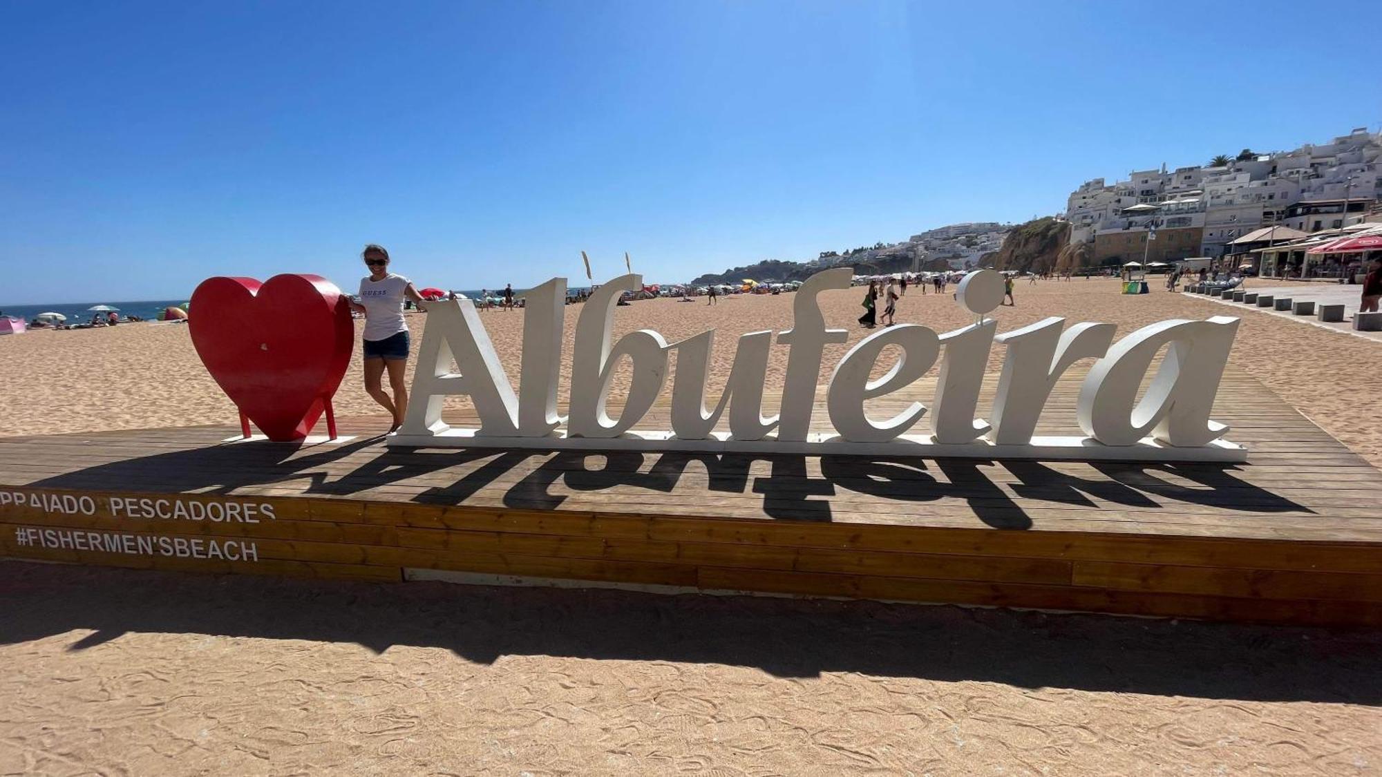 Charmant Appartement A 1Km De La Plage, Avec Piscine A Albufeira Ngoại thất bức ảnh